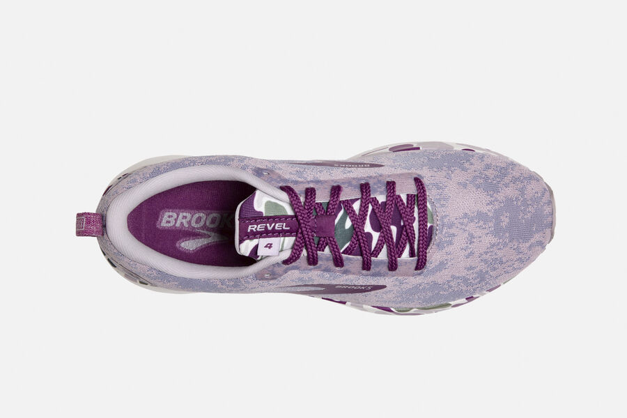 Brooks Revel 4 Road Loopschoenen Dames - Paars/Wit - 438526CIA